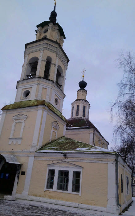 Николо-Кремлёвская церковь, купол планетария за колокольней
