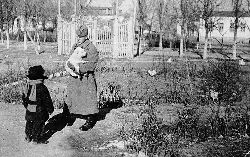 Декабрь 1941 года. Махачкала. Мужской разговор. Может быть солдат отдает в надежные руки щенка. Впереди пять лет разлуки, похоронок и безотцовщины — пять лет тяжелой войны.