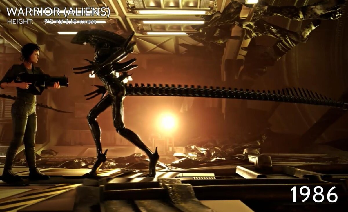 "Чужие". Солдат, рост 2,18 м.