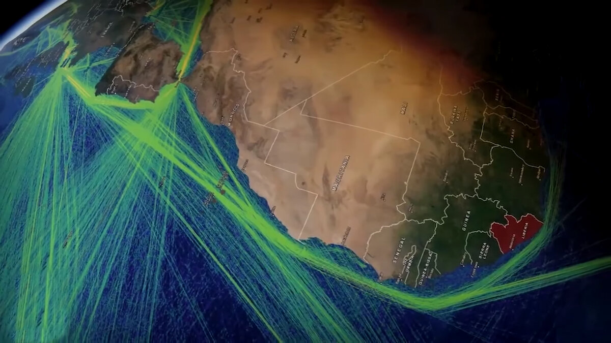 судоходство в западной Африке