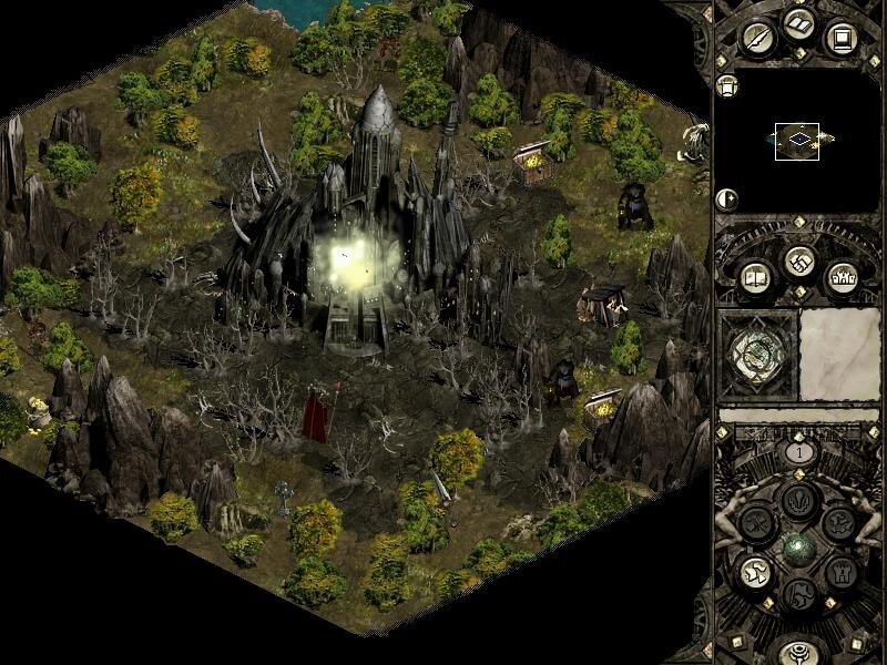 Это карта, на которой происходят все действия. Тут показана столица Нежити