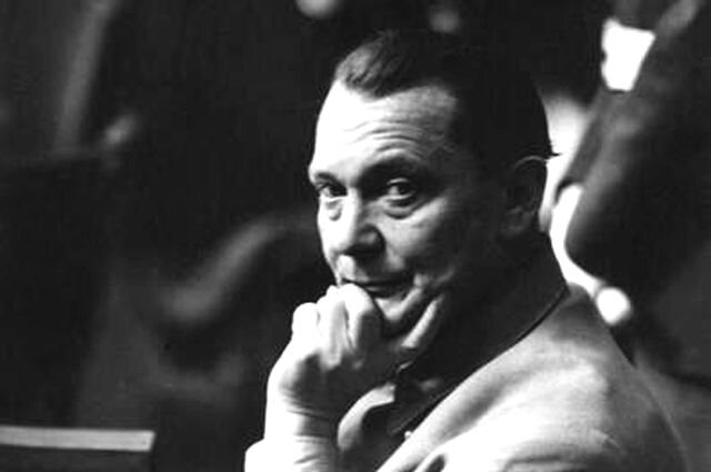 Герман Геринг на Нюрнбергском процессе