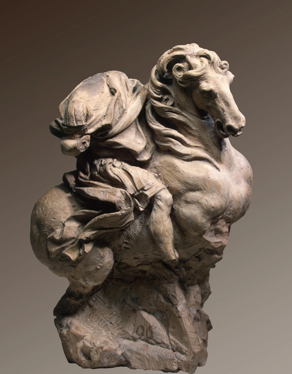 Джованни Лоренцо Бернини, "Император Константин Великий", 1655 год. Терракота, высота 45 см. Эрмитаж