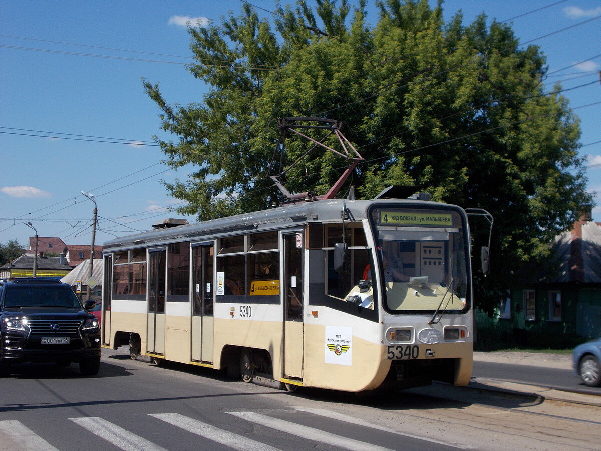 Трамвайный вагон КТМ71-619К  из Москвы, фото Алексей Вершинин