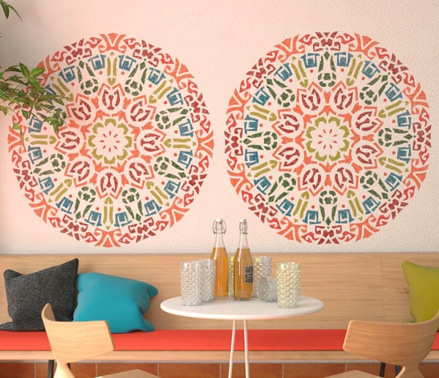 Мандала. Роспись стен