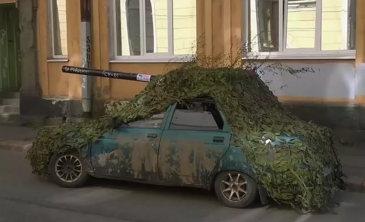 Нелепый тюнинг автомобилей