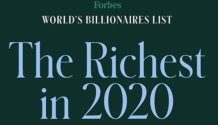  

Самые богатые люди на Земле не имеют иммунитета к коронавирусу. Когда пандемия усилила свое влияние на Европу и Америку, глобальные фондовые рынки обвалились, погубив многие состояния. По состоянию на 18 марта 2020 года Forbes насчитал 2095 миллиардеров, что на 58 меньше, чем год назад, и на 226 меньше, чем по состоянию на 6 марта. Из оставшихся миллиардеров 51% стали беднее, чем в прошлом году. Совокупное состояние всех 2095 миллиардеров этом году достигло $8 трлн, что на $700 млрд меньше, чем в прошлом году.