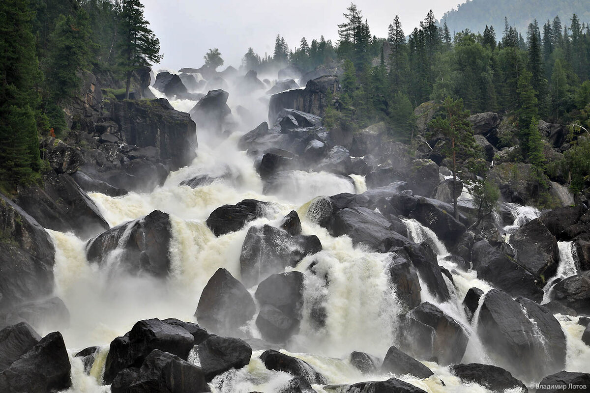 Улаганский район водопад Учар