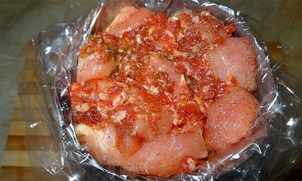 Вот так нужно укладывать мясо.