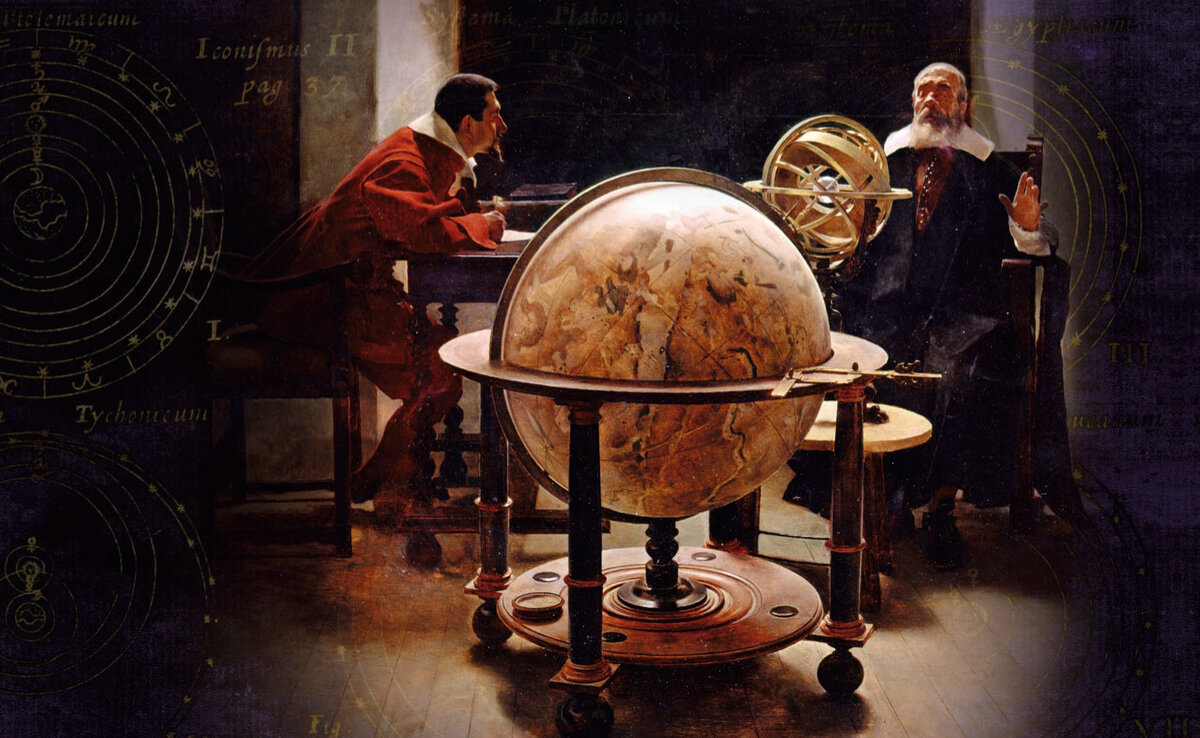 Фундаментальное переосмысление. Галилео Галилей эпоха Возрождения. Тито Лесси Галилей и Вивиани. Научная революция Галилео Галилея. Галилео Галилей обучает Вивиани.