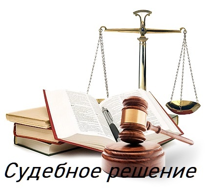 судебное решение