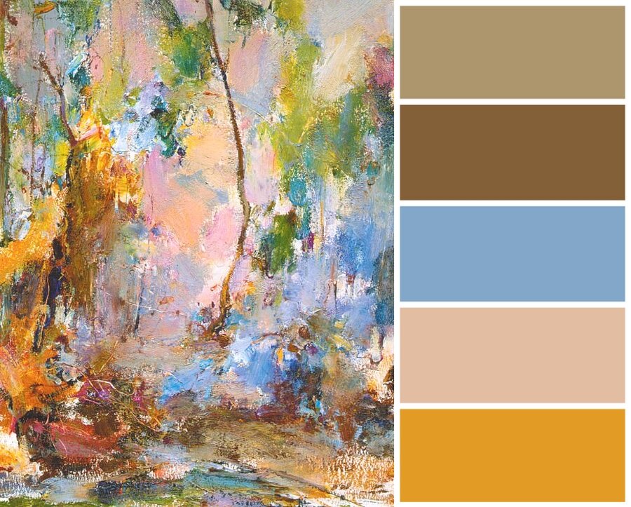 парень рисует картину. палитра для красок. кисти и краски. золотая палитра и кисточка. художник держит палитру.