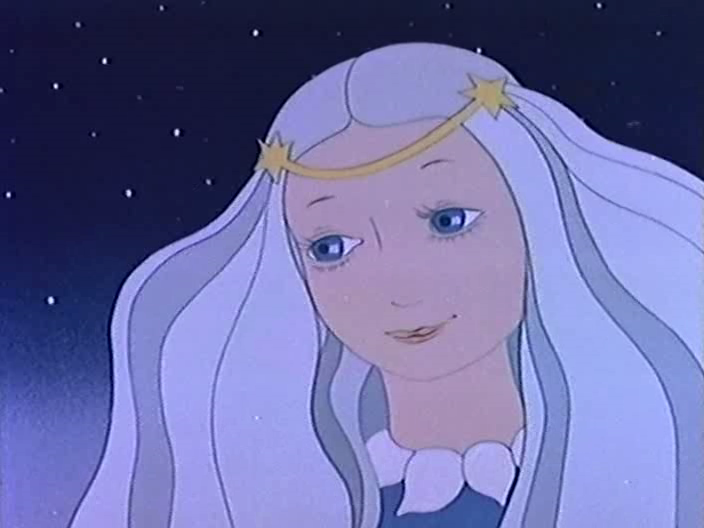 Кадр из мультфильма "На порог мой села сказка"