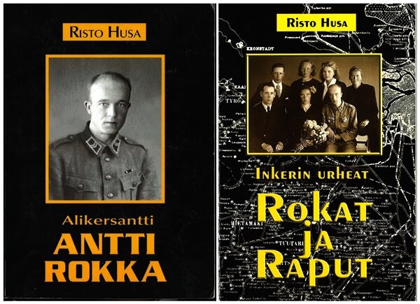 Обложка книги Ристо Хусы об Антти Рокке. Фото: Sotaveteraanit