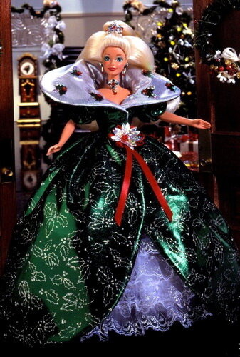 Holiday barbie 1995 sale