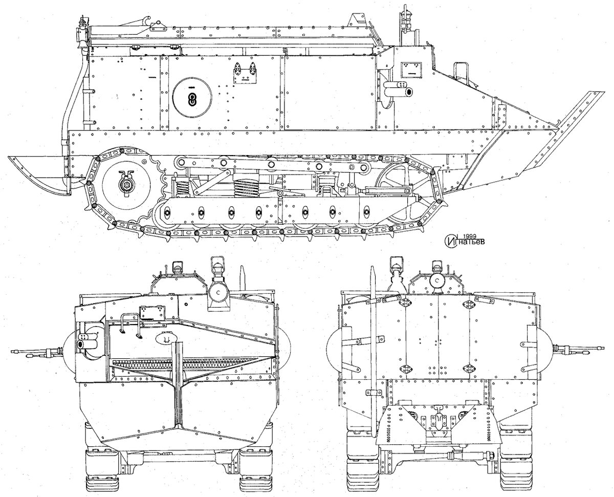 Танки 1 мировой чертежи