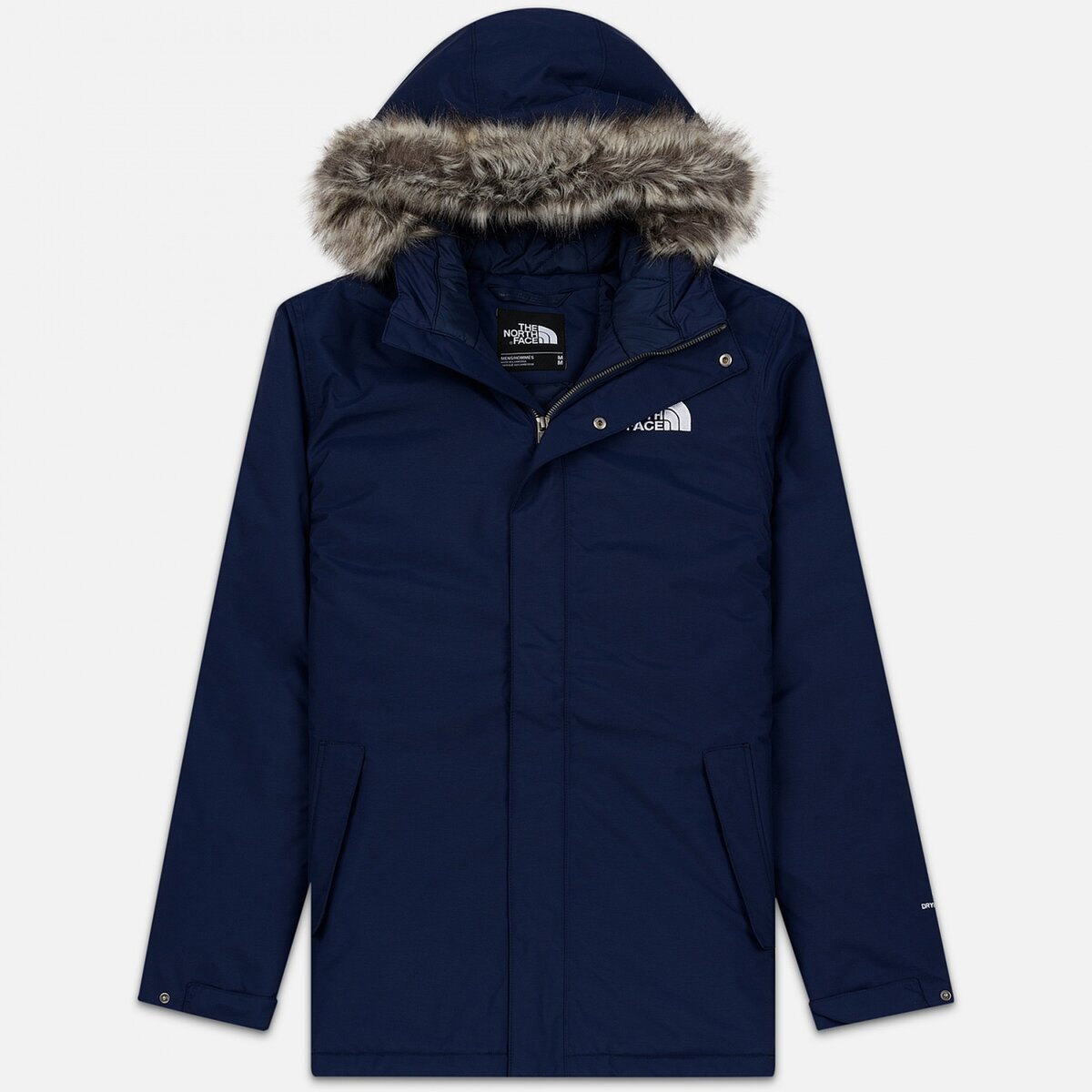 The North Face Zaneck Montague 
Мужская куртка The North Face, изготовленная на основе силуэта зимней парки Zaneck - лучший выбор для зимних холодов. Удлиненный силуэт куртки поможет согреться даже в лютые морозы. Классический прямой крой, теплая подкладка на основе технологии Heatseeker защищают хозяина от холодных ветров и высокой минусовой температуры. Материал на мембране DryVent защищает от пота, если температура погоды резко повысится или вы находитесь в помещении. Куртка имеет застёжку на двойной молнии и ветрозащитную планку с кнопками. Капюшон изделия обладает съемной опушкой из меха. Манжеты рукавов регулируются, чтобы защитить руки от ветров и влаги. Для рук имеются два теплых карманов спереди. Строгая однотонная расцветка позволит сочетать куртку с любимой классической обувью.
