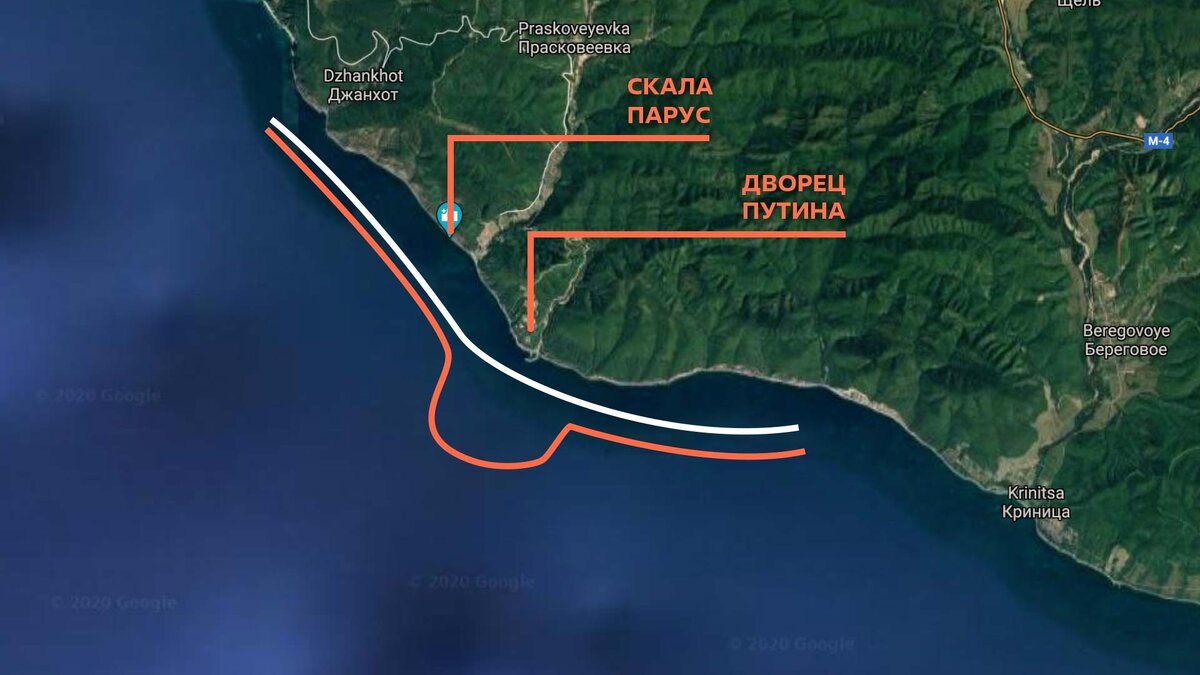 Где находится замок путина