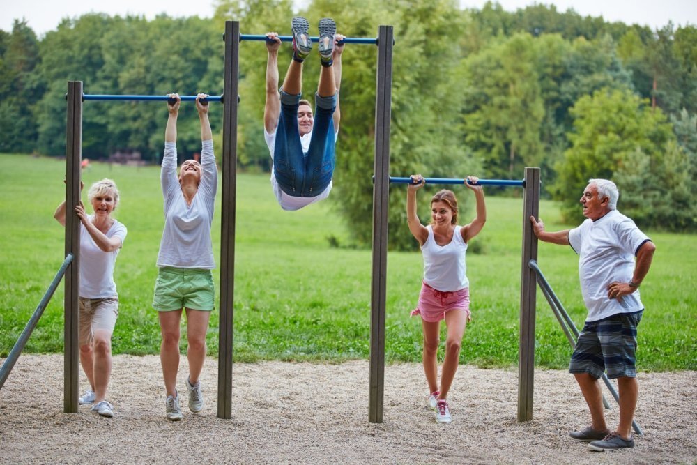 Спорт турник в Киеве улица