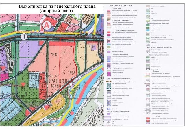 Выкопировка из пзз образец