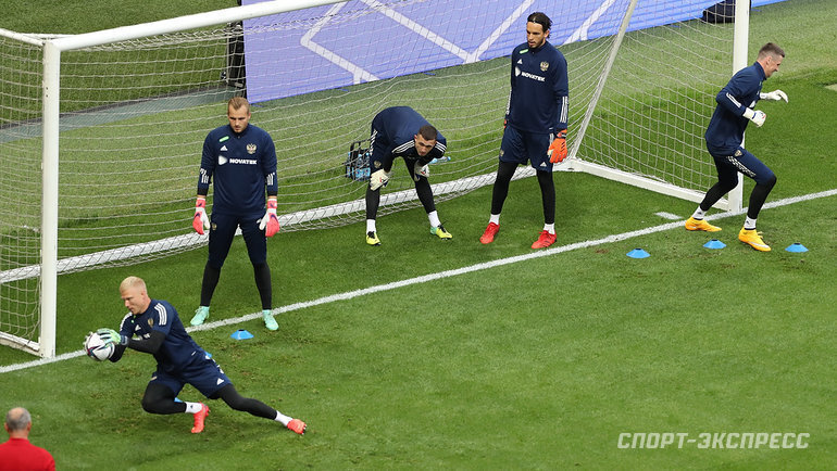 Тренировка вратарей