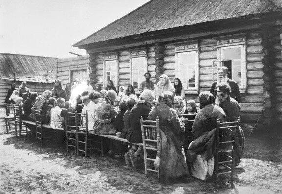 Голодный год в Нижегородской губернии. Народная столовая 1891 - 1892
