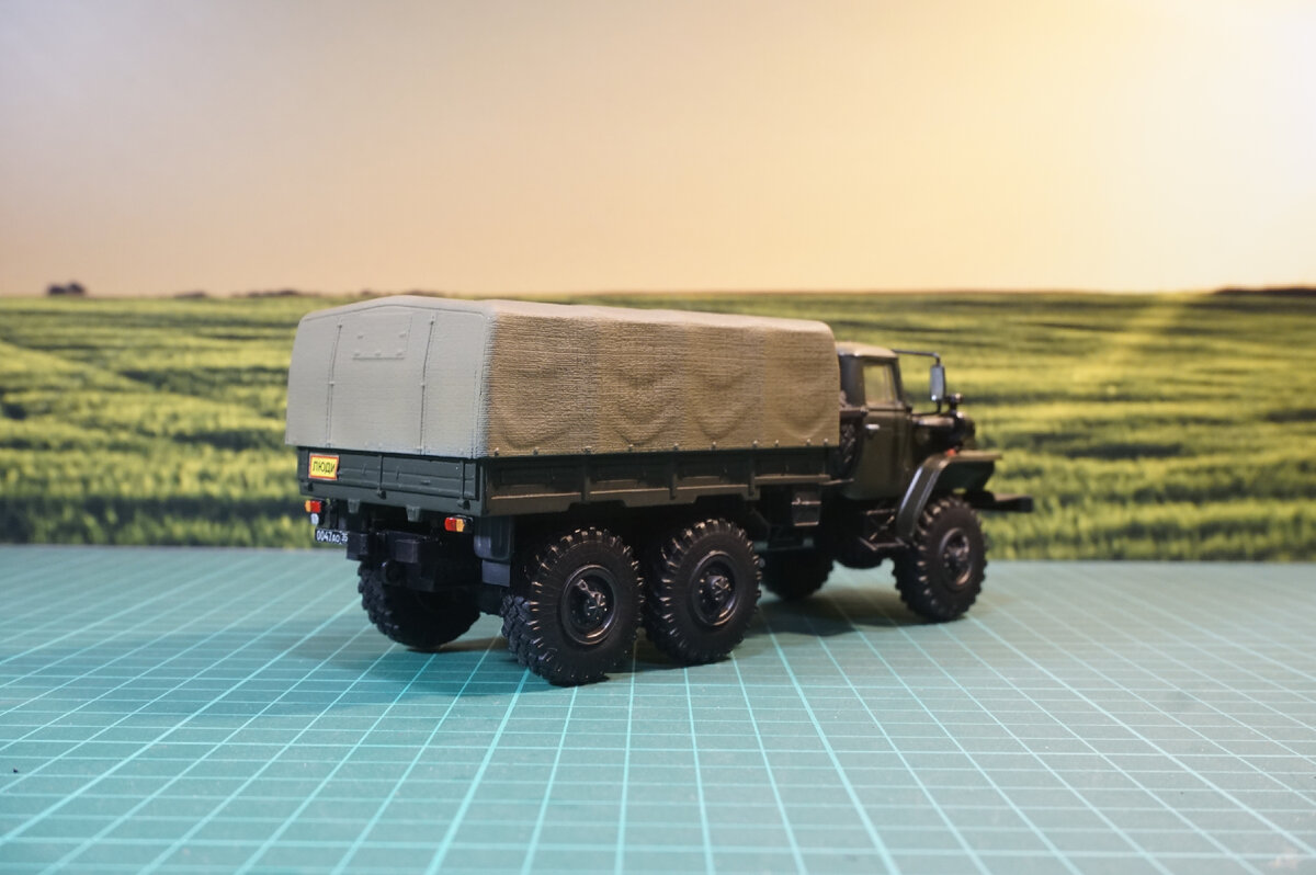 Урал-4320-31 от АВД, масштаб 1:43. Часть 6. Финал. | Заметки моделиста |  Дзен