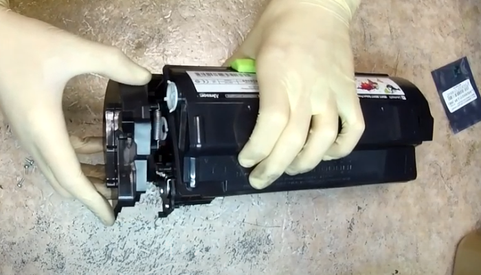 Фото 7. Расположение чипа