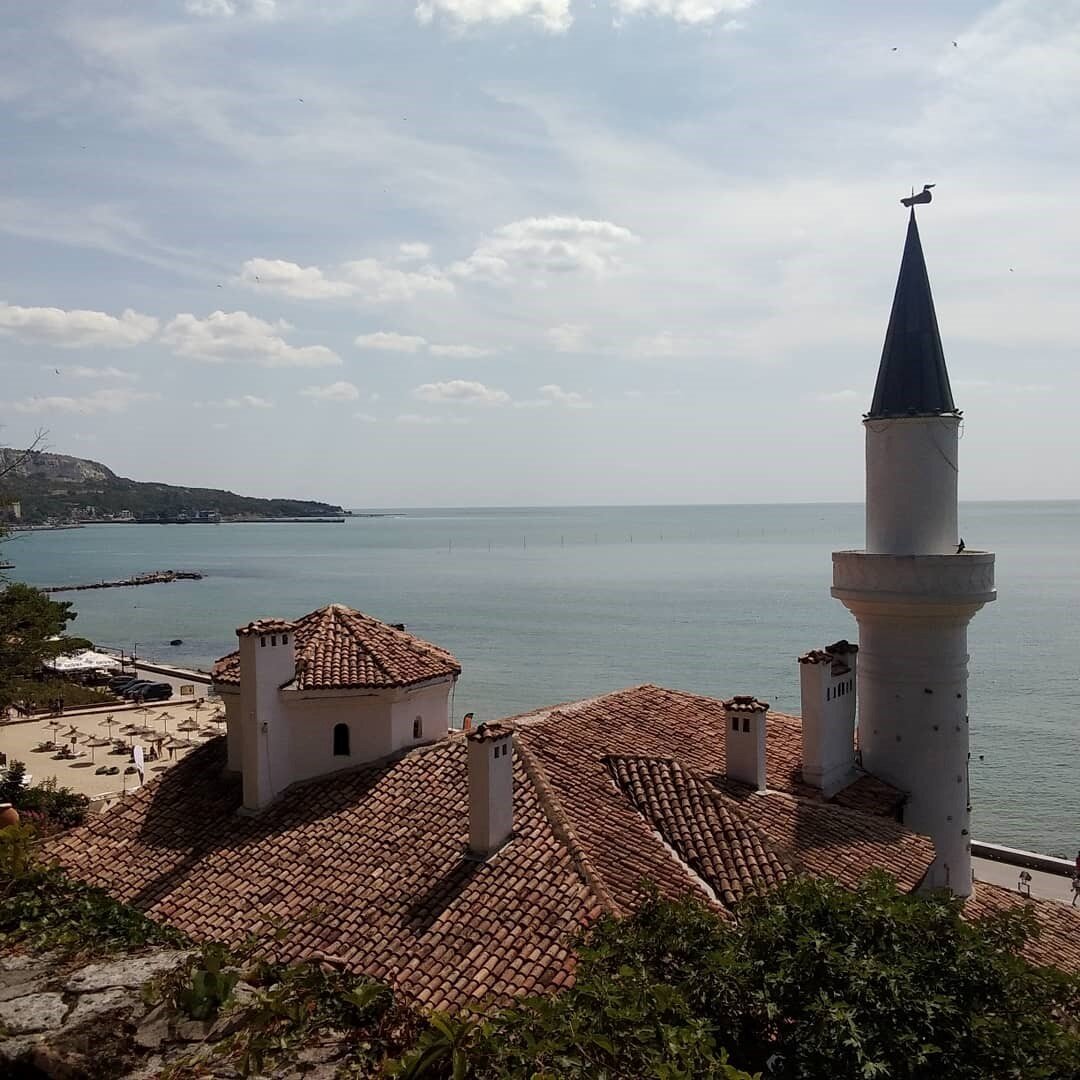 Вид на дворец сверху