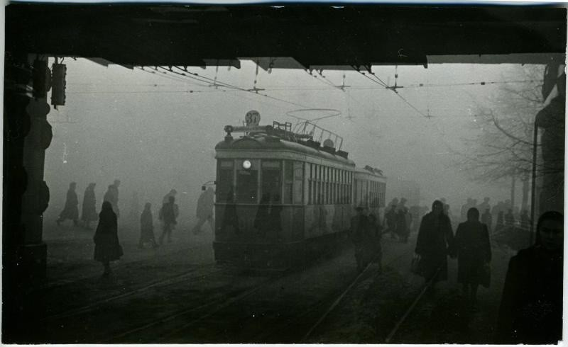 Комсомольская площадь, 1955 год.