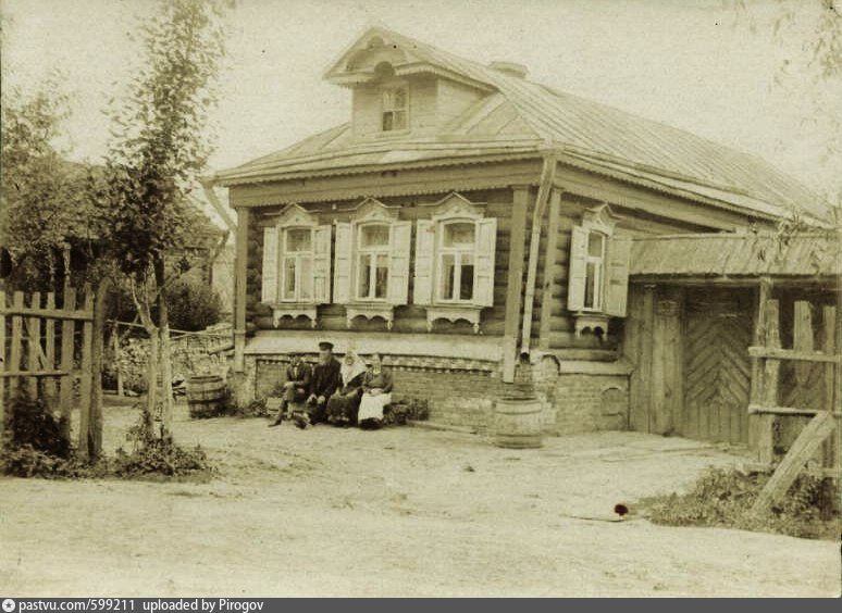 Деревянный дом в Садовниках, 1910 год (фото: pastvu.com)