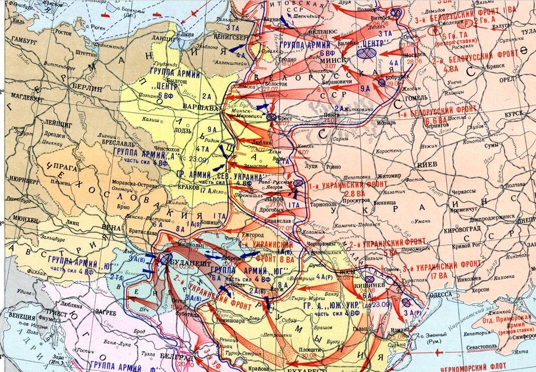 Территория 1941 год страны. Второй фронт в 1944г карта. Советско-германский фронт карта. Линия фронта декабрь 1944. Освобождение Восточной Европы 1944-1945 карта.