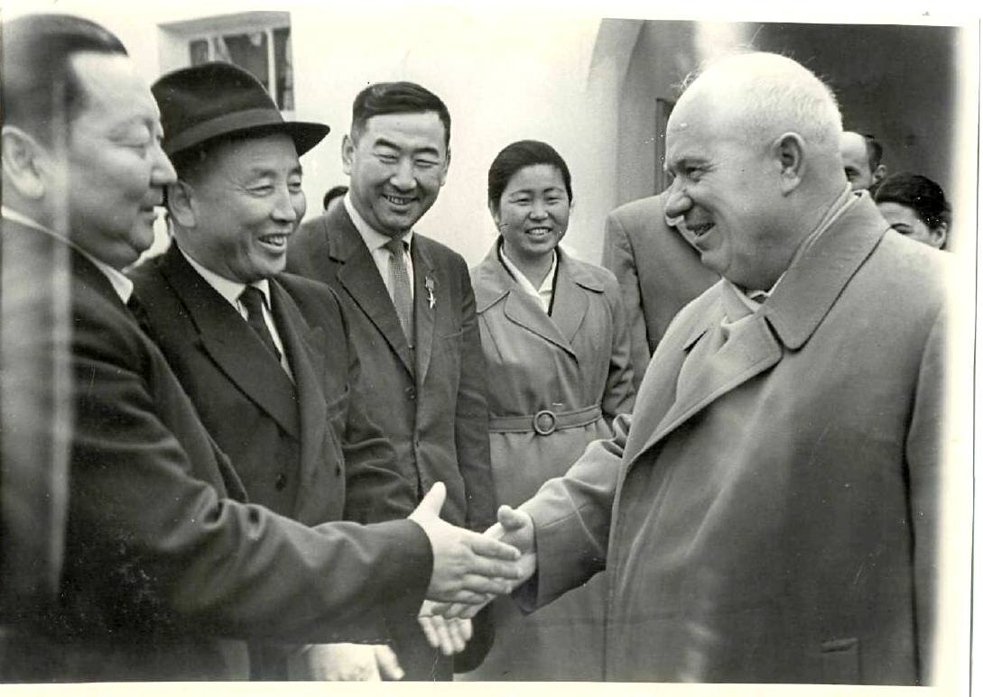 Визит Н.С. Хрущева в колхоз "Политотдел", 1961 г.