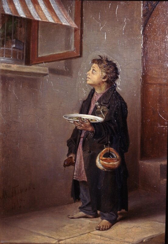 Василий Перов. "Мальчик-мастеровой". 1865