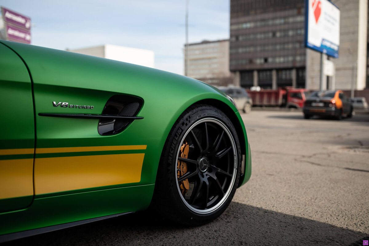 Как защищали зверя “Зеленого ада” — Mercedes-Benz AMG GT R | ABZ Детейлинг  | Дзен