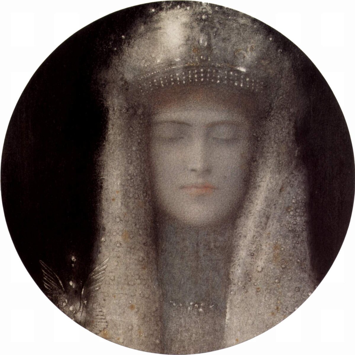 Серебряная тиара. 1911 год. Фернан Кнопф. Источник фото it.wikipedia.org