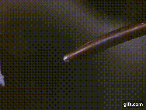 Горение асбеста