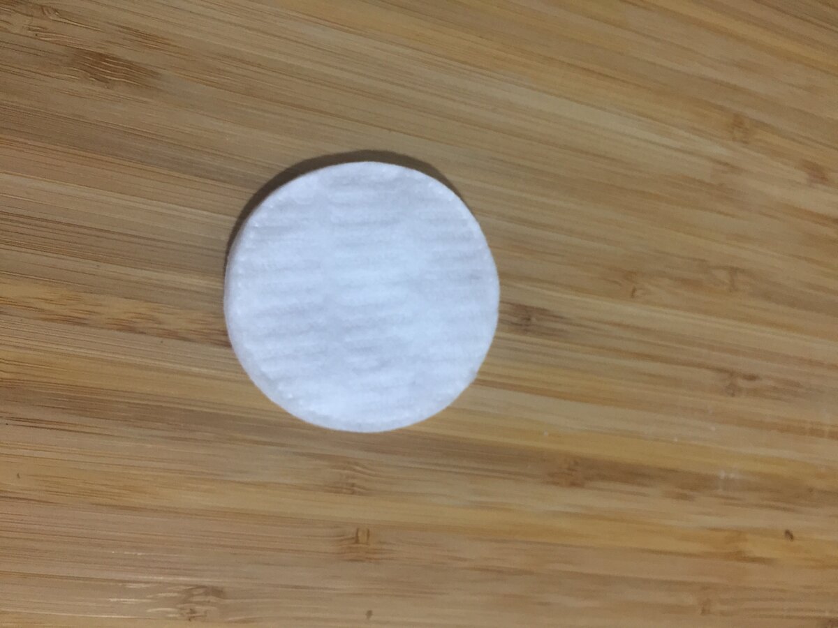 вот в таких ватных дисках я выращивал свои косточки