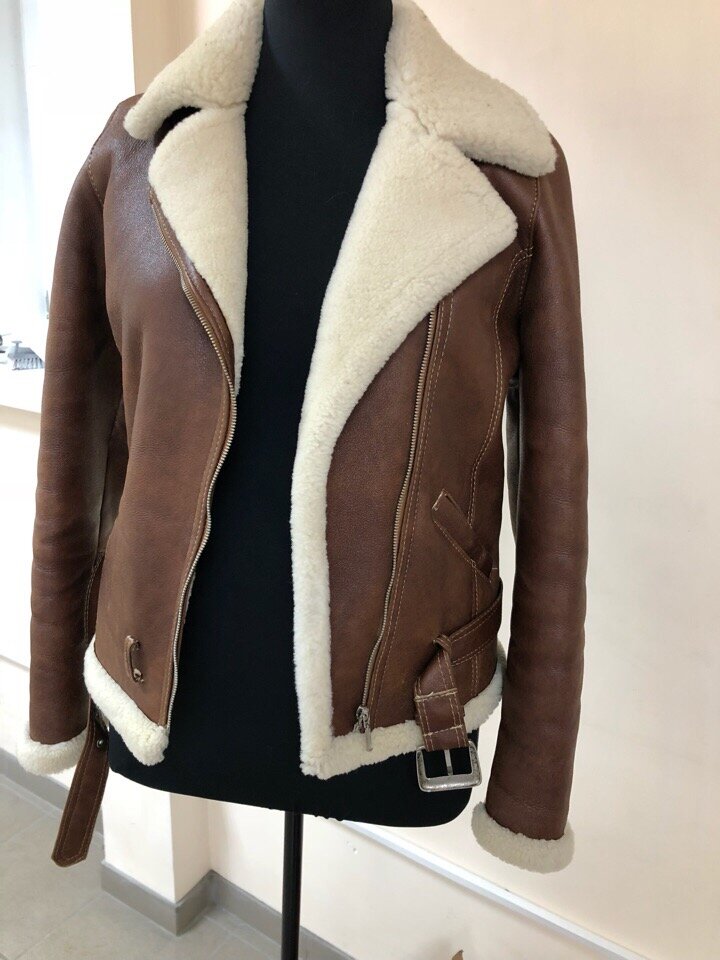 Ателье Ирины Берзиной-замена молнии в дубленке