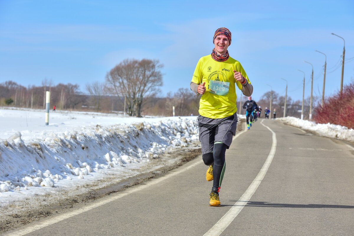 Я ставлю личный рекорд на полумарафоне