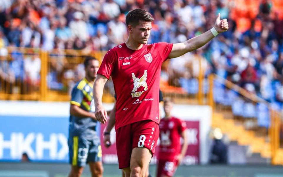 «Рубин» арендовал Кьяртанссона летом у «Ростова». Фото: mbl.is