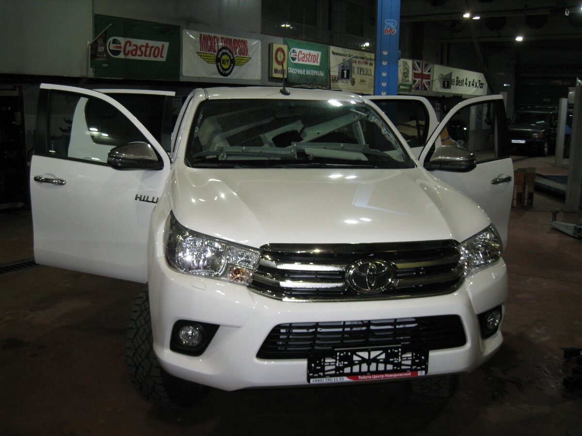 Toyota Hilux подготовлена для тюнинга