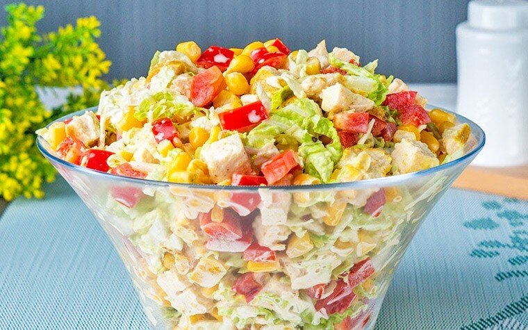 Салат из пекинской капусты