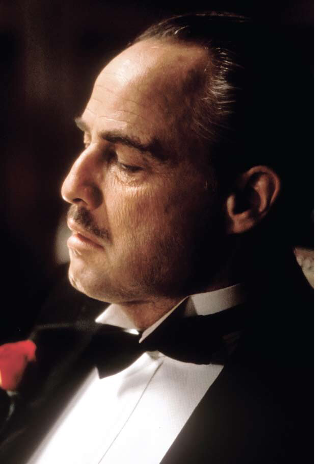 Марлон Брандо в фильме «Крестный отец»