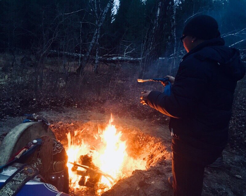 Охотничий тайлган в честь Хозяина тайги. Бургэд Тэнгэри 2018 г.