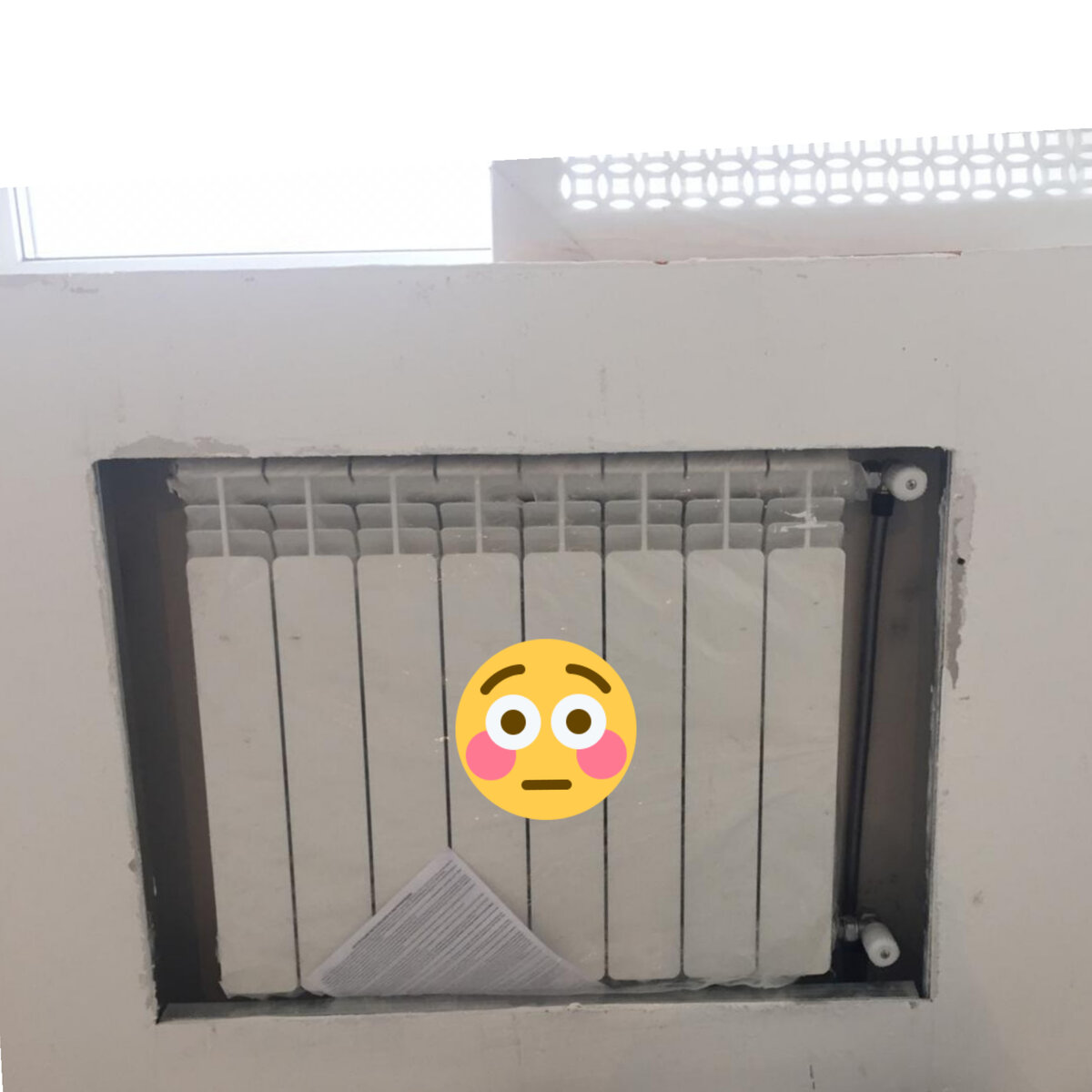 РАДИАТОР ОТОПЛЕНИЯ В НИШЕ