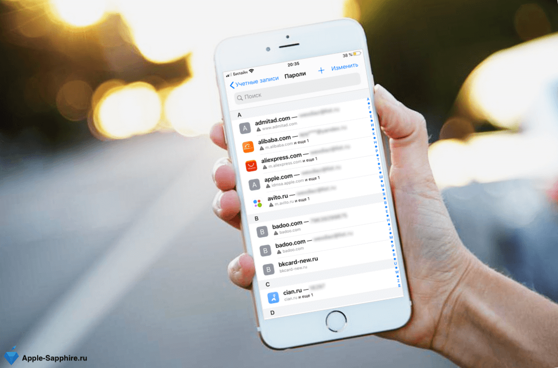Как в iPhone, iPad или Mac просмотреть логины и пароли, сохранённые в 
