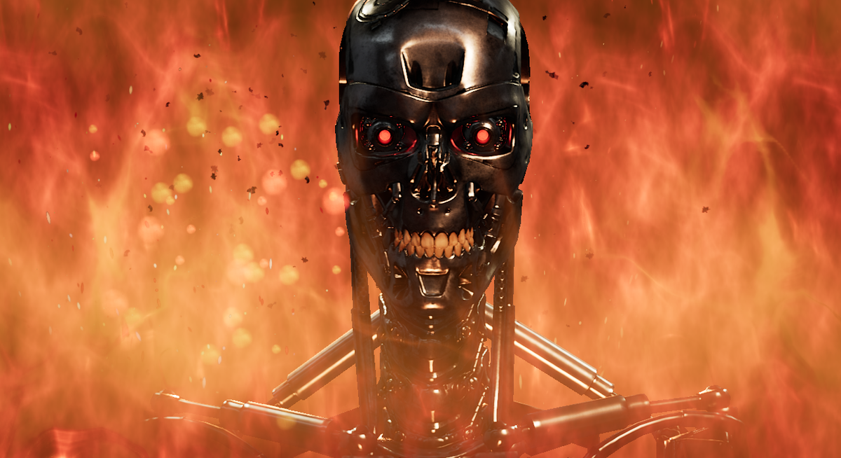 Настоящий облик Т-800