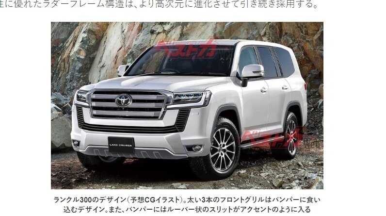 Первое условно официальное изображение появилось на сайте https://bestcarweb.jp 14 января 2020