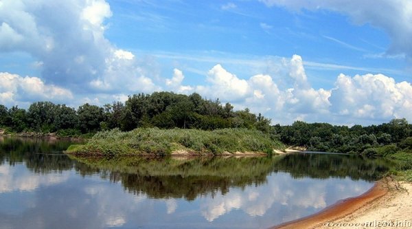 Паланские пески р. Сура. Фото автора